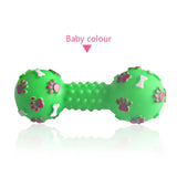 Rubber Chewing Toy with Squeaky Sound